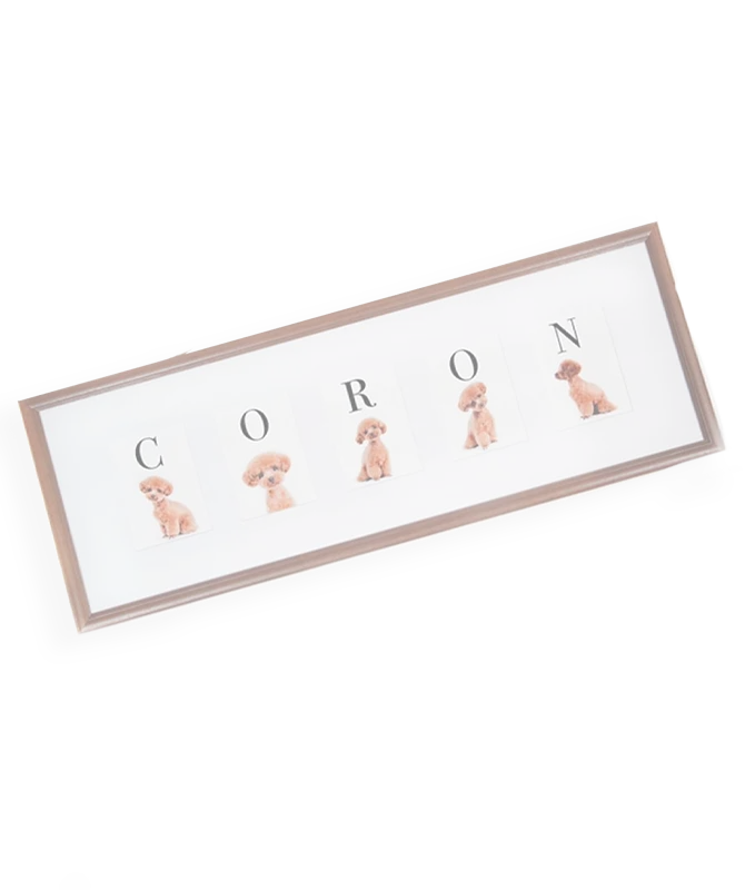 名前で作る額｜name photo